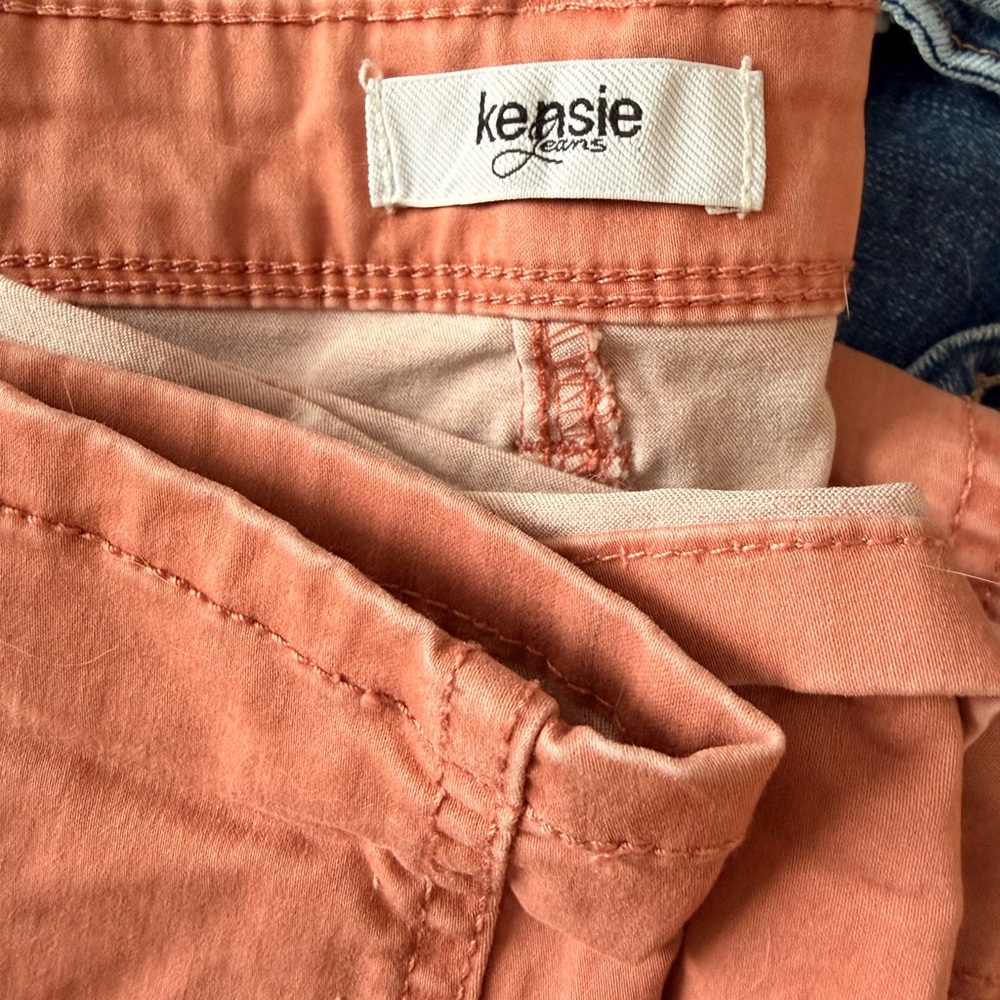 Kensie Women's Skinny Jeans in Coral